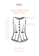 AIRA Button Vest Top