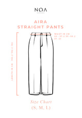 AIRA Straight Pants