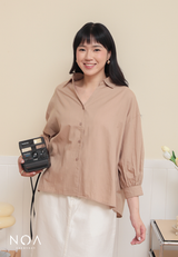 AYAKO V-Neck Longsleeve Blouse