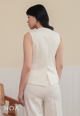 AIRA Button Vest Top