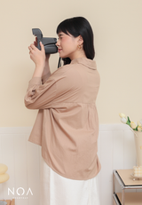 AYAKO V-Neck Longsleeve Blouse