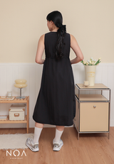 YURIKA Parachute Balloon Midi Dress