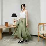MIZU Nylon Maxi Skirt