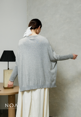HANAKA Knitted Batwing Blouse