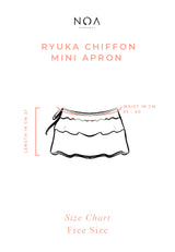 RYUKA Chiffon Mini Apron