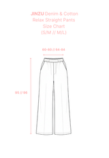 JINZU Relax Straight Pants
