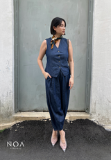 JINZU Denim Button Vest