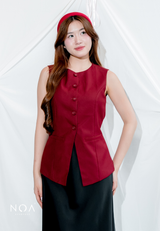 AIRA Button Vest Top