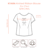 KYARA Knitted Ribbon Blouse