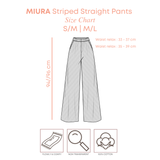 MIURA Striped Straight Pants
