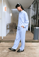 MIURA Striped Straight Pants