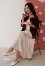 ANIKA Knitted Two Way Zipper Cardigan