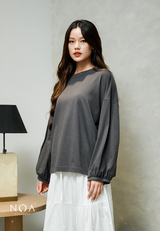 ORINO Cotton 20s Puffy Long Sleeve T-Shirt