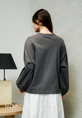 ORINO Cotton 20s Puffy Long Sleeve T-Shirt