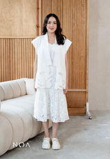 NOA X DHATU AKANE Embroidery Vest with Belt