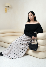 MIZU Nylon Maxi Skirt