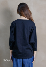 OZUKA Cotton 24s 3/4 Sleeve Batwing T-Shirt