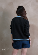 ANIKA Knitted Two Way Zipper Cardigan