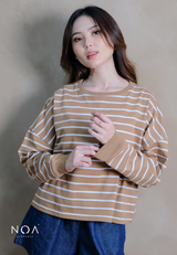 ETSU Striped Boxy Longsleeve T-Shirt