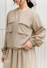 NOA X KUSUMANGGI - NAEMI Sheer Look Long Sleeve Outer