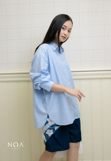 RIZUKA Back Drawstring Long Sleeve Shirt