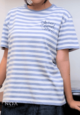 NOA X ANFUR - In Her Bloom Era Regular Striped T-Shirt