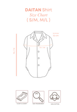 DAITAN Rayon Shortsleeve Shirt - Cream