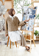 NOA X KUSUMANGGI - AIME Embroidery Long Sleeve Blazer