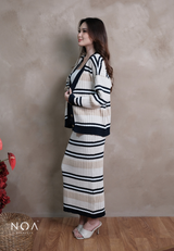 HINARI Knitted Pattern Cardigan