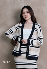 HINARI Knitted Pattern Cardigan