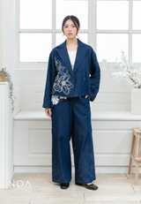 NOA X KUSUMANGGI - AIME Embroidery Long Sleeve Blazer