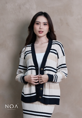 HINARI Knitted Pattern Cardigan