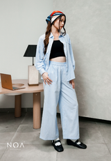 MIURA Striped Straight Pants