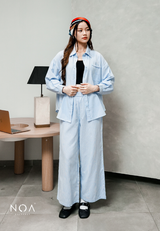 MIURA Striped Straight Pants