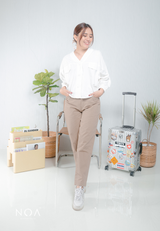 KAZASHI V Neck Shirt - White