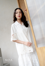 NOA X DHATU AKANE Embroidery Shortsleeve Shirt