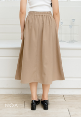 NOA X KUSUMANGGI - ARU Embroidery A-Line Midi Skirt
