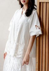 NOA X DHATU AKANE Embroidery Shortsleeve Shirt