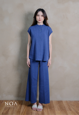 RAKU Knitted Oversized Sleeveless Blouse