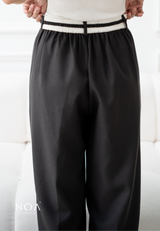 ARISA Highwaist Trousers Pants - Grey