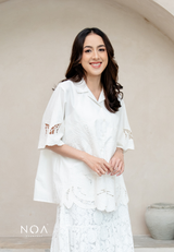 NOA X DHATU AKANE Embroidery Shortsleeve Shirt