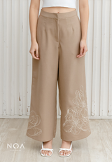 NOA X KUSUMANGGI - MINAE Embroidery Straight Pants