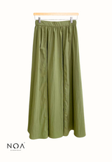 MIZU Nylon Maxi Skirt