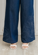 NOA X KUSUMANGGI - MINAE Embroidery Straight Pants