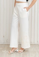 NOA X KUSUMANGGI - MINAE Embroidery Straight Pants