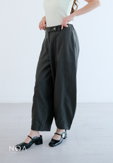 SAZUKI Denim & Finewool Barrel Pants