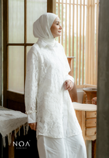 NOA X DHATU AKARI Lace Shirt Dress