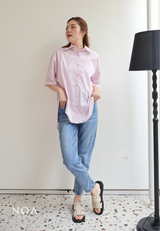 TOSHIO Poplin Basic Shirt - Light Pink