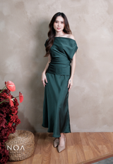 RITSU Sateen Off Shoulder Sleeveless Blouse