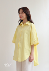 TOSHIO Poplin Basic Shirt - Yellow